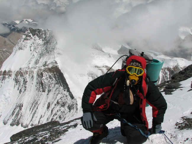 Mt Everest North Ridge summit photo