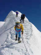 Island Peak ridge summit