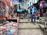 Namche Bazaar market 