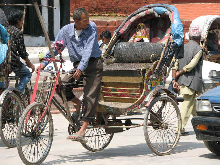 Rickshaw riding in Kathmandu  Peak Freaks