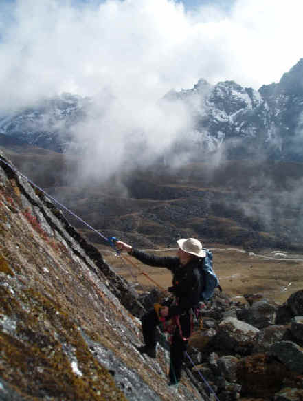 Everest training on Ama Dablam Peak Freaks